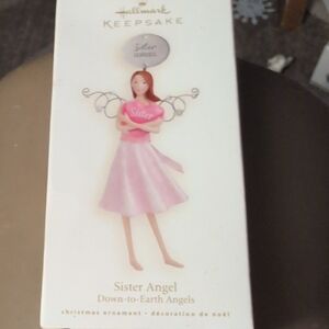 Hallmark Keepsake 'Sister Angel's Handcrafted Ornament